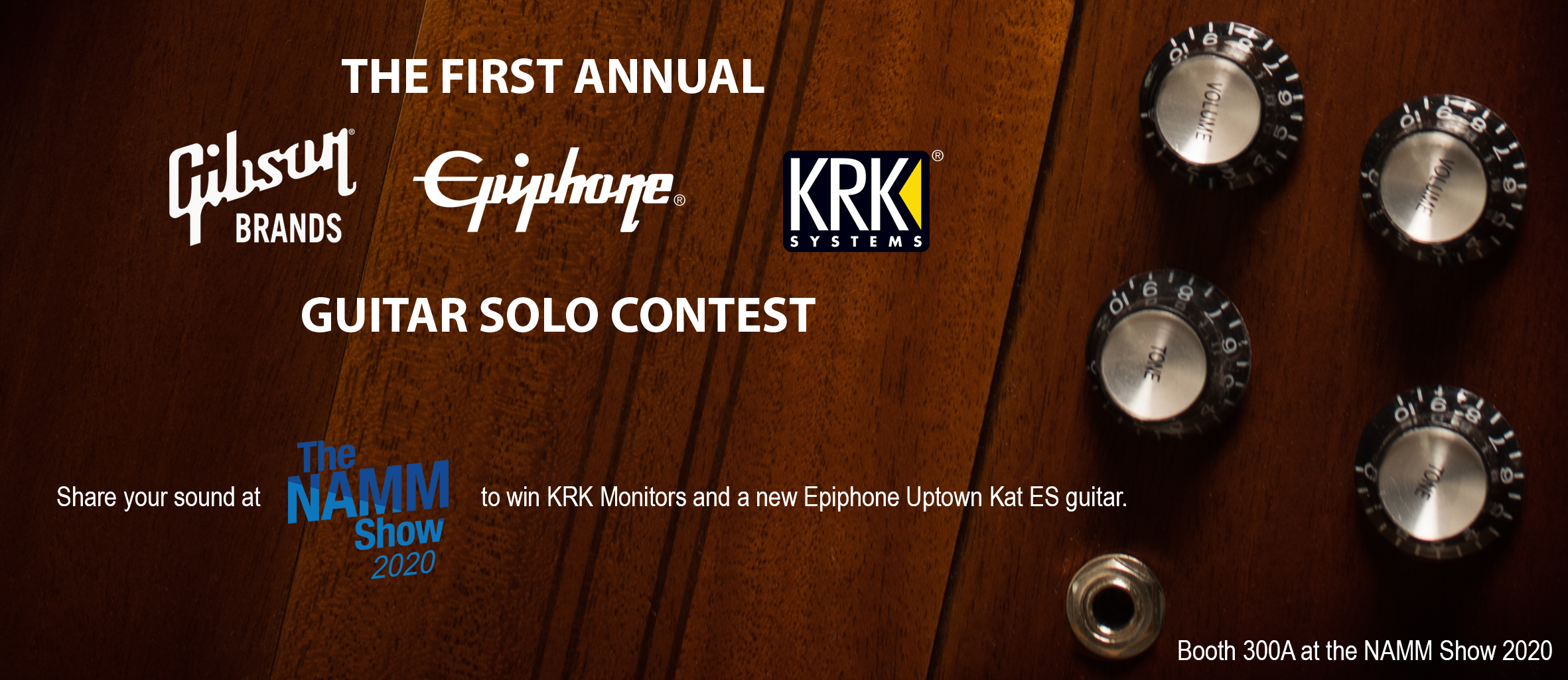 Gibson Epiphone KRK Guitar Solo Namm 2